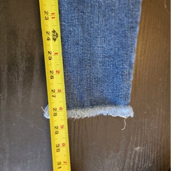 Joe's Jeans Charlie High Rise Skinny Ankle Stretchy Raw Frayed Hem Denim Casual - Picture 12 of 13